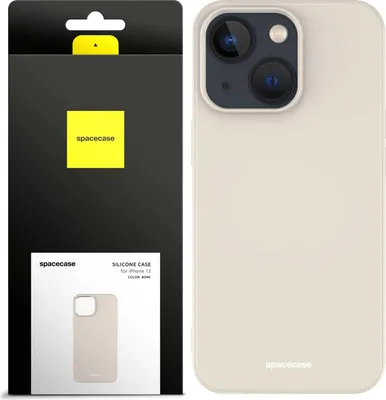 Zdjęcie produktu dla Silikonowe etui SPACECASE Silicone Case do iPhone 13 Beżowy