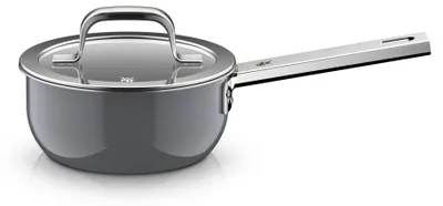 Image de WMF Fusiontec Mineral Pro, Stielkasserolle mit Deckel, 16 cm, Platinum 3201114124 4000530760197