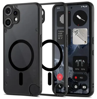 Produktbild von Tech-Protect Magmat Magsafe Fall für nichts Cmf Telefon 2 Pro - Schwarz und Transparent