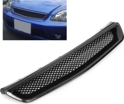Obrázok produktu pre Mriežka prednej kapoty Mriežka chladiča pre EK JDM Type R Style Fit Honda Civic 1999 - 2000