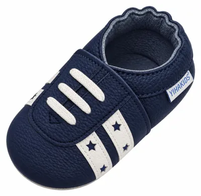 Produktbild von YIHAKIDS Babyschuhe für Mädchen, Jungen, weiches Leder, Baby, Kinder, Hausschuhe