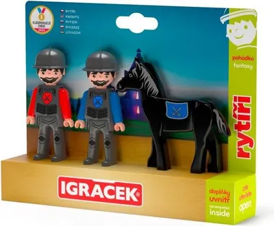 Productafbeelding van Igráček Trio - Twee ridders en een zwarte paard