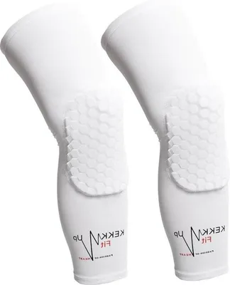 Produktbild von Famanu Kniebeschützer Kompression Beinwärmer - Weiß
