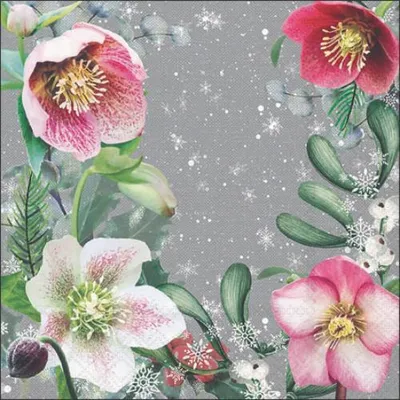 Produktbild von Weihnachten - Cocktail Servietten 25 x 25 cm – 3-lagig – 15