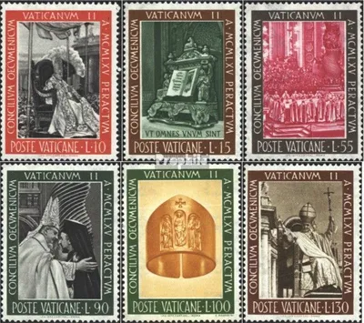 Produktbild von Briefmarken Vatikanstadt 1966 Mi 508-513 (kompl.Ausg.) gestempelt Sondermarken