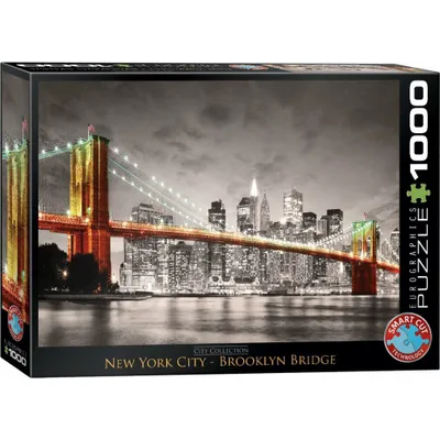 Produktbild von EUROGRAPHICS Puzzle New York - Brooklyn Bridge 1000 Teile