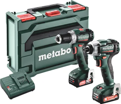 Produktbild von Metabo Akku Combo Set 2.7.3 12 V BL PowerMaxx BS 12 BL + PowerMaxx SSD 12 BL - metaBOX 145