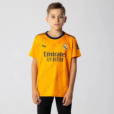 Zdjęcie produktu dla Real Madrid wyjazdowa koszulka dla dzieci - rozmiar 152 / 12 lat - Sezon 2024/2025 - Wyjazdowa koszulka piłkarska Real Madrid dla dzieci - Oficjalna koszulka kibica Real Madrid
