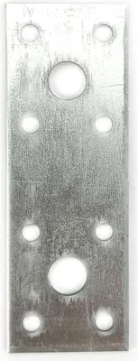 Produktbild von 20x Lochplatte 100 x 35 x 2,50 mm Flachverbinder Holzverbinder verzinkt