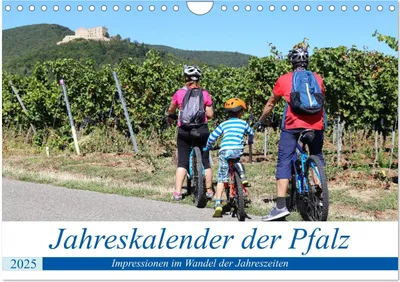Produktbild von Jahreskalender der Pfalz (Wandkalender 2025 DIN A4 quer), CALVENDO Monatskalender