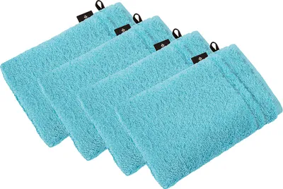 Produktbild von 4er Pack Waschhandschuh Vienna Style Supersoft von der Marke Vossen 22 x 16 cm