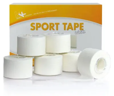 Produktbild von KK Sporttape Weiß 3,8 cm x 10 m 6 Rollen/Box