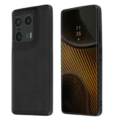 Image de Avizar, étui de protection antichoc vintage pour Motorola Edge 50 Ultra 5G, noir