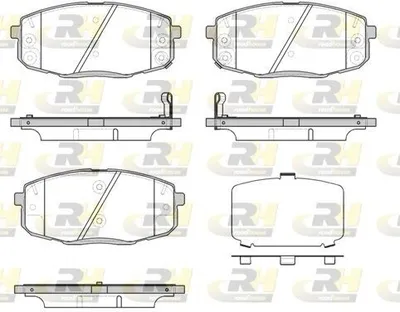 Produktbild von ROADHOUSE Bremsbeläge Satz Vorne Bremsklötze für HYUNDAI Kona (OS) 21038.12