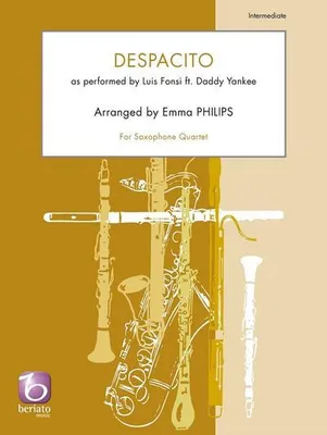Produktbild von Musiknoten für Saxophonquartett – Despacito, arrangiert von Emma Philips