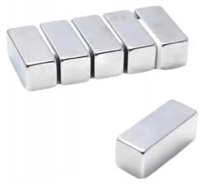 Produktbild von Top Magnesy - 2 Stück Neodym Magnete 25x10x10 mm N38 - extra starke Haftmagnete für Montage, Werkstatt & Industrie