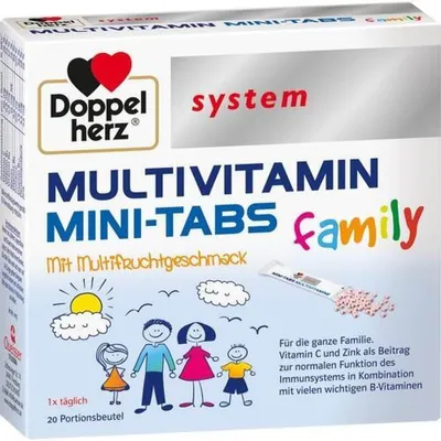 Produktbild von DOPPELHERZ Multivitamin Mini-Tabs family system