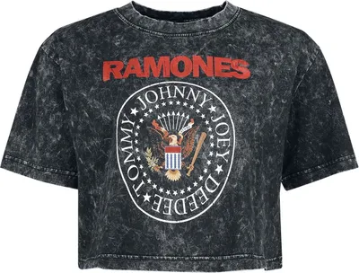 Produktbild von Ramones T-Shirt Damen Crest dunkelgrau/schwarz XS