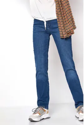 Produktbild von Toni- Damen 5-Pocket Jeans, Liv (1125-16), Größe:W40, Länge:Kurz, Toni Farbe:blue stone used (552)