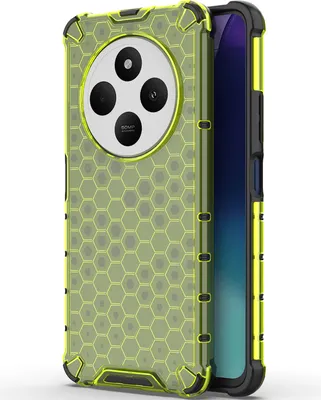 Obrázek produktu pro Pouzdro pro Xiaomi Redmi 14C, průsvitné, tvrdý PC a měkký TPU nárazník, nárazuvzdorné ochranné pouzdro Zelený