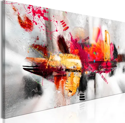 Produktbild von Modernes Wandbild a-A-0735-b-a (150x50 cm) - 1 Teilig Bilder Fotografie auf Leinwand Foto Bild Dekoration Wand Bilder Kunstdruck ABSTRAKT