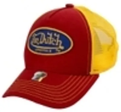 Obrázok produktu pre TRUCKER BOSTON čiapka s kšiltom červená žltá