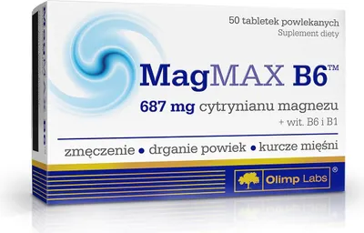 Immagine prodotto di MagMax B6 integratore diete 50 tabletek