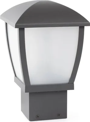 Produktbild von Faro 74997, Außensockel-/Pfostenbeleuchtung, Dunkles Grau, Aluminium, IP44, I, E27