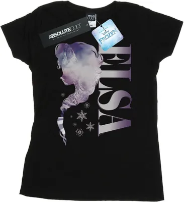 Produktbild von Disney - "Frozen Ice Kingdom" T-Shirt für Damen BI22055 (L) (Schwarz)