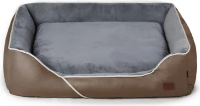 Produktbild von RAIKOU Ergonomisches Hundebett für kleine und große Hunde Schlafplatz waschbar Hundekorb flauschig weich strapazierfähiges, kuscheliges Design