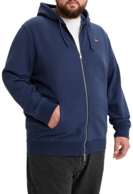 Produktbild von Levi's Herren Big & Tall Original Housemark Zip Up Hoodie Kapuzenpullover, Naval Academy, 5XL