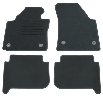 Produktbild von Fußmatten-Set für VW Touran 1 1T, 11/2006-08/2010 (5-Sitzer), 4-teilig, Schwarz