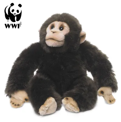 Image de WWF - Peluche - Chimpanzé (23cm) réaliste Peluche singe en peluche