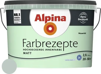 Produktbild von Alpina Wandfarbe Farbrezepte Wasserfall 2,5 l