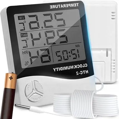 Immagine prodotto di Termoigrometro digitale per il clima interno, con sonda, per la misurazione dell'umidità.