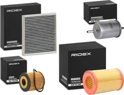 Produktbild von RIDEX Filterset Inspektionspaket Filtersatz für SMART FORTWO Coupe (450) FORTWO Cabrio (450)