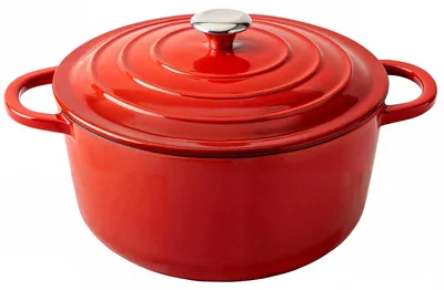 Produktbild von Aviro Gusseisen-Bratpfanne – Ø 26 cm – 5 l – Für alle Herdarten, inkl. Induktion – Eintopf – PFAS-fr