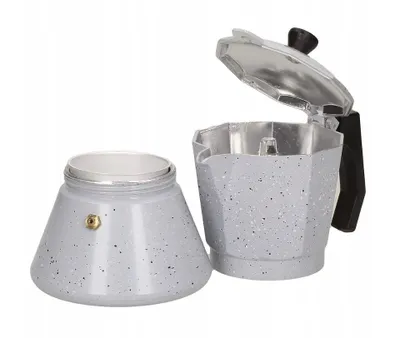 Obrázok produktu pre Taliansky granitový kávovar Espresso kávovar 300 ml KAMILLE KM-2517GR