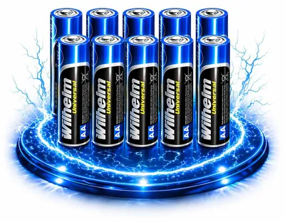 Produktbild von 10 AA Mignon Wilhelm Universal Alkaline Batterien im Shrink LR6