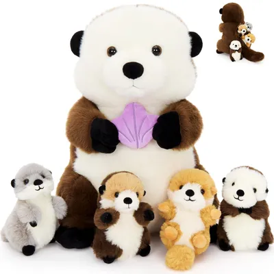 Produktbild von Plüschtier Otter braun, XXL 38 cm, Kuscheltier für Kinder