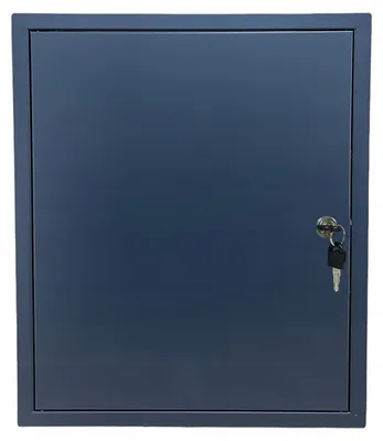 Produktbild von Kimi Revisionstür Metall Anthrazit Schlüssel 50x60 cm