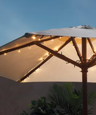 Productafbeelding van Lichtsnoer met 80 leds, voor buiten, tuindecoratie, werkt op batterijen, timer