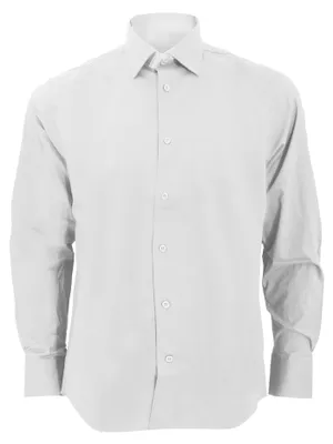Produktbild von Russell Collection Männer Hemd Easy Care, langarm FK754 (Kragenweite 50) (Weiß)