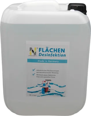Produktbild von NURFUERDICH 10 Liter Desinfektionsmittel Schnelldesinfektion mit 51% Alkohol Gehalt Flächendesinfektion