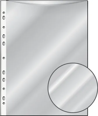 Produktbild von 100 Prospekthüllen / DIN A4 / glasklar