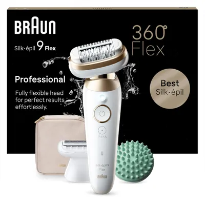 Produktbild von Braun Silk-epil 9 Flex 9 071 Epilierer Gold Weiss