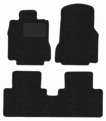 Obrázok produktu pre Velúrové autokoberce pre: Mercedes A W168 1997-2005 (hatchback) – sada 4 ks, antracitové, na mieru – Wielganizator ANTHRA