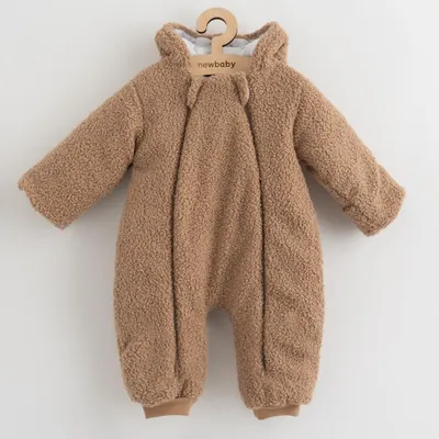 Obrázok produktu pre Dojčenský zimný overal bez šľapiek New Baby Teddy Winter, vel. 80 (9-12m)