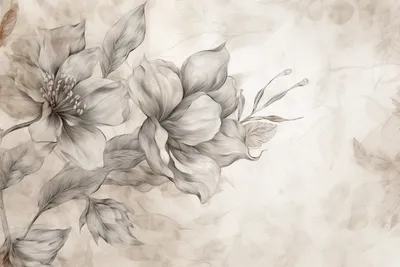 Produktbild von Muralo Selbstklebende Fototapete Blumen Blätter Pflanzen Natur Wandtapete Br. 135 cm x Hö. 90 cm
