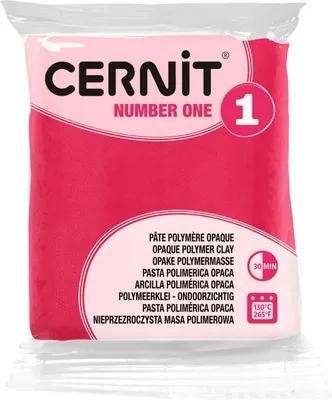 Zdjęcie produktu dla Cernit Polymer Clay N°1 Glinka polimerowa Raspberry 56 g